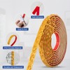 KIJOU 0.79 inch x65.6ft Gold Peel and Stick Crown Molding