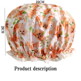 Thickened Swim Hat Shower Hat, Waterproof Disposable Shower Hat, Hair for Sleeping Shower Cap, Hair Bonnets for Women (B)