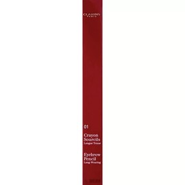2 x Clarins Eyebrow Pencil Long Wearing No. 01 Dark Brown, 0.04 Ounce