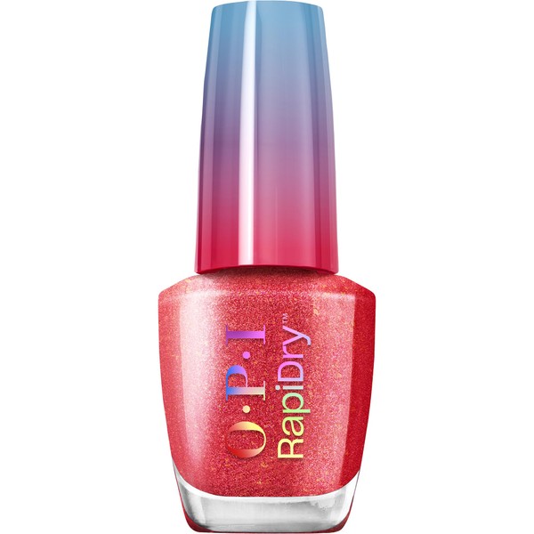 OPI OPI RapiDry Fuego On-the-Go | Opaque Bright Red Shimmer
