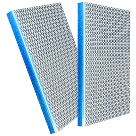 ATMWM Pack of 2 8D Filter Wadding Aquarium, 20 x 30 cm Filter Mat Aquarium, Filter Material Biochemical Cotton Wool Honeycomb Structure, Easy to Clean, Filters Out Impurities for Healthy Aquarium