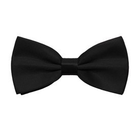 LHXzizizi Bow Ties for Men, Mens Bow tie Adjustable Pre Tied Bow tie for Party Wedding School Graduation Celebration Leisure (Black)