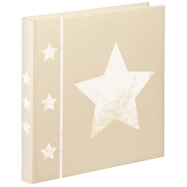 Hama Skies Jumbo Album with 60 Pages, for 240 Photos 10 x 15 cm Format, Star Motif Photo Book, 30x30 cm
