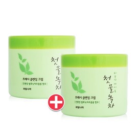 Kwalilnara First Water Green Tea Cleansing Cream 300g / 과일나라 첫물녹차 클렌징크림 300g X 2개