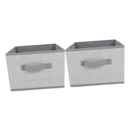 Ciieeo Transform Your Closet 2pcs Fabric Cube Storage Bins Multi-functional Clothing Organizers 16l Dry Clean Materials