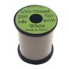 teximuko (Tiemco) Uni 8/0 200yds. yunisureddo White