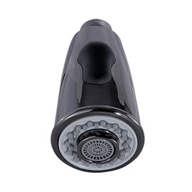 Kingston Brass KDH8500 2-Function Pull-Down Kitchen Faucet Sprayer Head, Black Stainless Steel