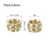 QUARKZMAN Knurled Insert Nuts, Pack of 50 M5 x 4