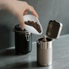 JIABEIUS 4 Pcs Coffee Spoon Rest and Spoon, Ceramic Coffee