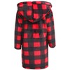 BAOPTEIL Kids Hooded Bathrobe Girls Plush Hooded Flannel Robe Boys