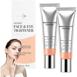 Instant Eye & Face Tightener Cream for Under Eye Bags & Wrinkles (2 Pcs)