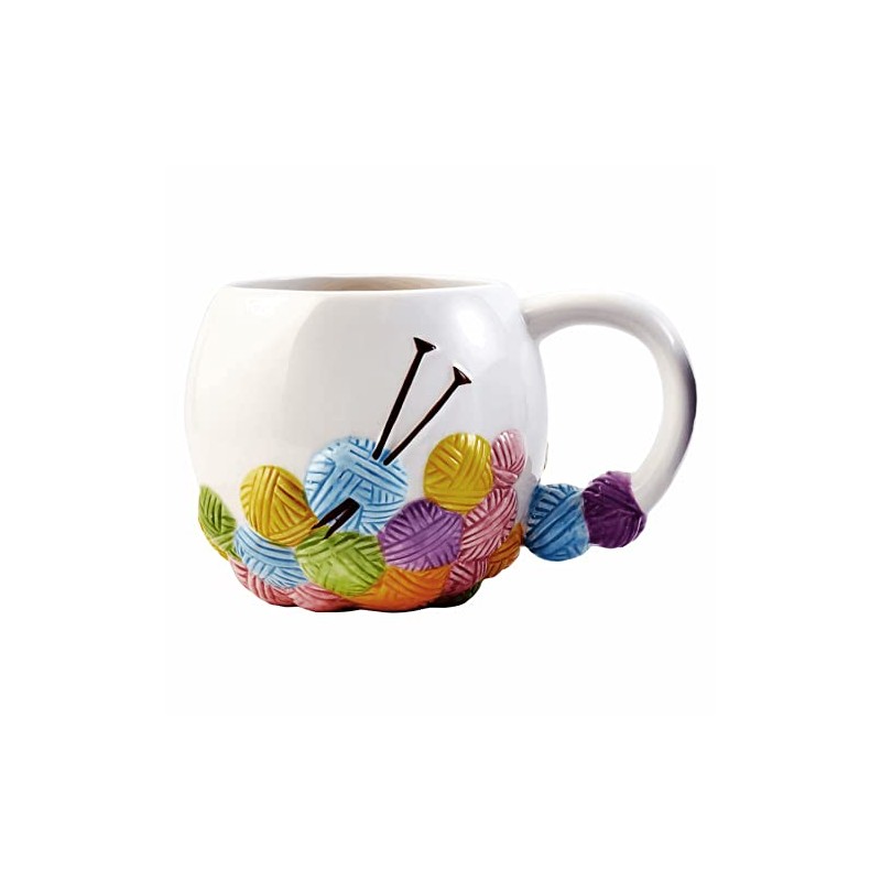Sew Thirsty Novelty Knitting Yarn Cup - Sewing Birthday Office