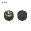 PATIKIL 14mm Pool Cue Tips, 4 Pack Medium Multiple Layer