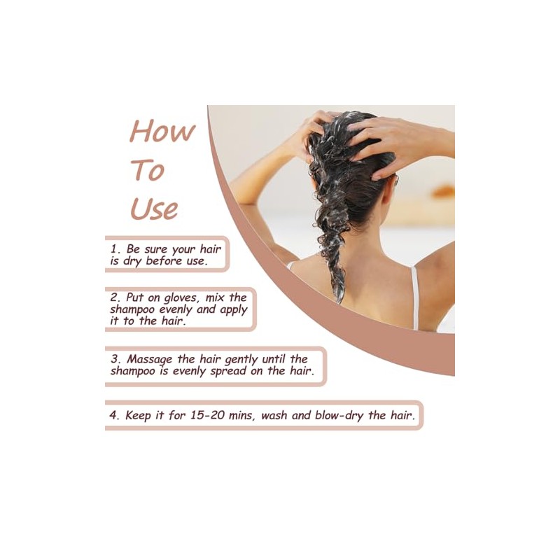 Tinte para El Cabello Con Aceite de Argán Negro -