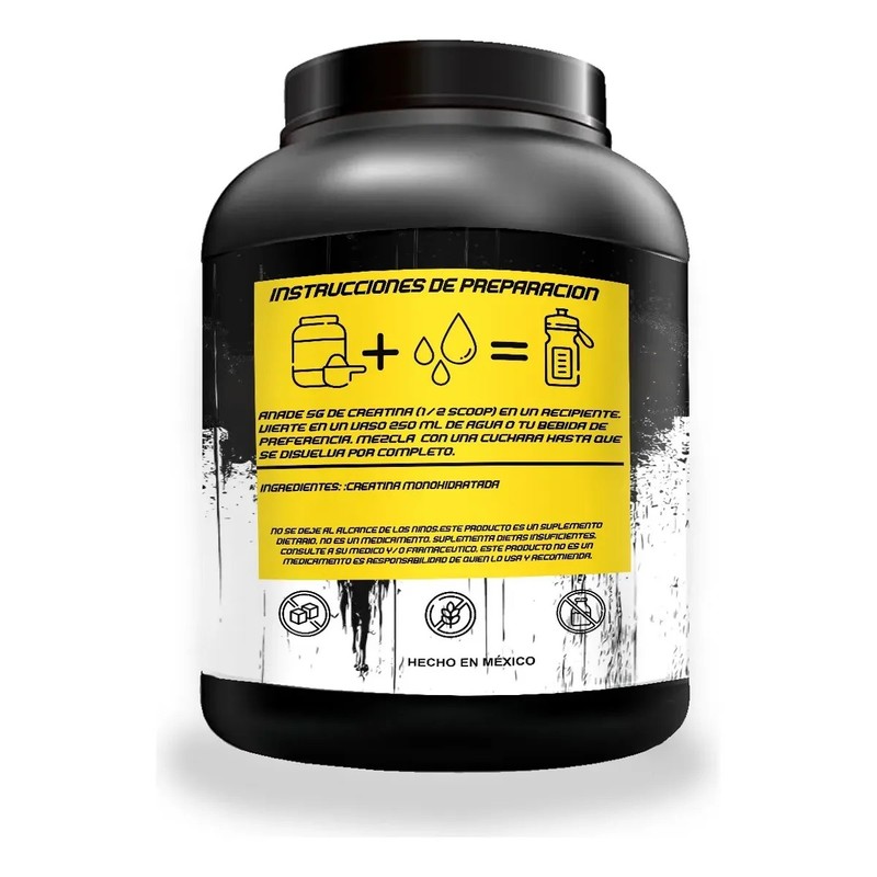 Creatina Monohidratada Guns 1k 200 Servicios Varios Sabores