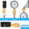 MEANLIN MEASURE 0~100Psi 3/4" Female Water Pressure kit Plus 5