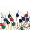 BambooMN Brand - 100 Pieces - 4.7" Decorative Dice Party