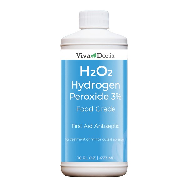 Viva Doria Hydrogen Peroxide 3 Percent, Food Grade, 16 Fluid Ounce