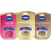 Vaseline Lip Therapy 0.25 Oz 3 Pack Bundle - Creme