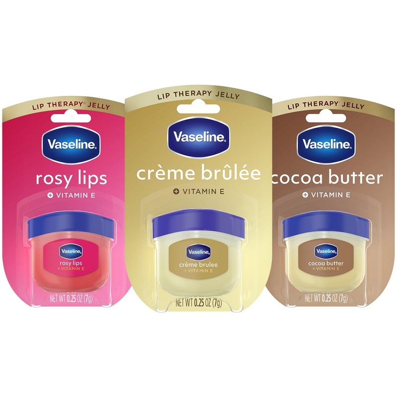 Vaseline Lip Therapy 0.25 Oz 3 Pack Bundle - Creme