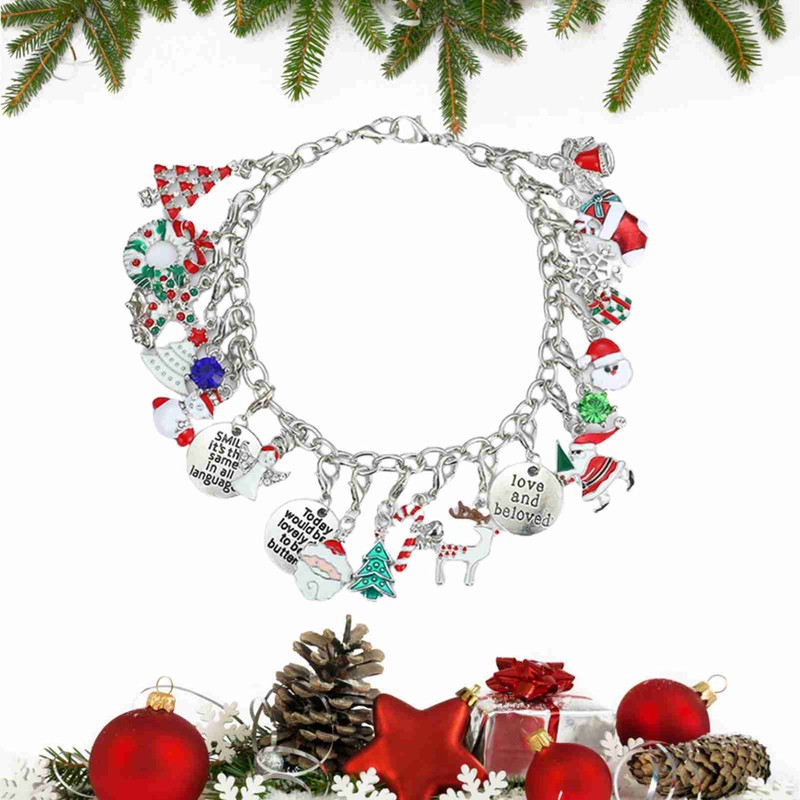 Advent Calendar Xmas Countdown Calendar Xmas Themed DIY Charm Bracelet