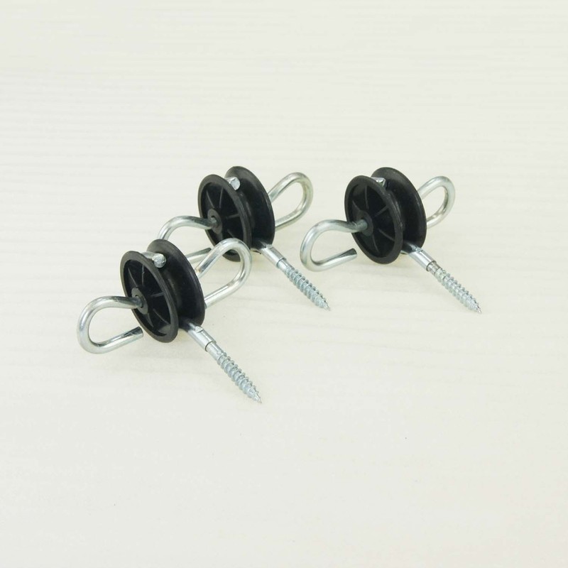KATSU Electric Fence Gate Handle Insulators 10X Pack, Galvanised Heavy