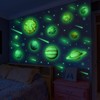 Evergreen Goods Glow in the Dark Solar System Stickers, Bright
