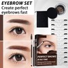 Brow Stamp Trio Kit Waterproof Long Lasting Silky Matte Makeup