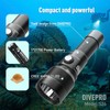 DIVEPRO S26 2600lm Compact Button Switch Diving Torch Underwater LED