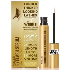 VieBeauti Eyelash Growth Serum 5mL – Lash Serum for Longer, Fuller & Thicker Looking Lashes, Advanced Nourishing Formula, Vegan & Cruelty-Free, Gentle for Sensitive Eyes