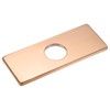 M METERXITY Faucet Deck Plate, 6 Inch Square 304 Stainless