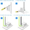 Nineleaf Wall Mount Charger Power Socket USB Wall Charger with