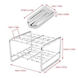 Stainless Steel Popsicle Mold, Ice Pop Mold with Stick Holder, Base Lolly Maker Set Ice Pop Mold DIY Ice Cream Mould Maker(Round Head)