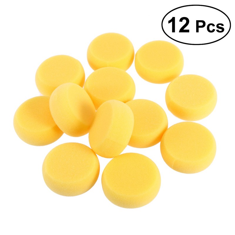 rosenice 12pcs Sponge Set Round Absorbent Sponges for Painting Crafts