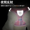 PUPTECK 犬 ハーネス リード セット 犬用 胴輪 ソフト マジックテープ付き 反射素材付き
