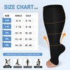 3 Pack Open Toe Compression Socks for Women and Men,
