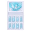 Juego de Uñas Postizas con Punta Degradada y Lima, Cubierta
