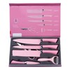 HEEPDD 6 Piece Kitchen Knife Set, Non Stick Coated Chef