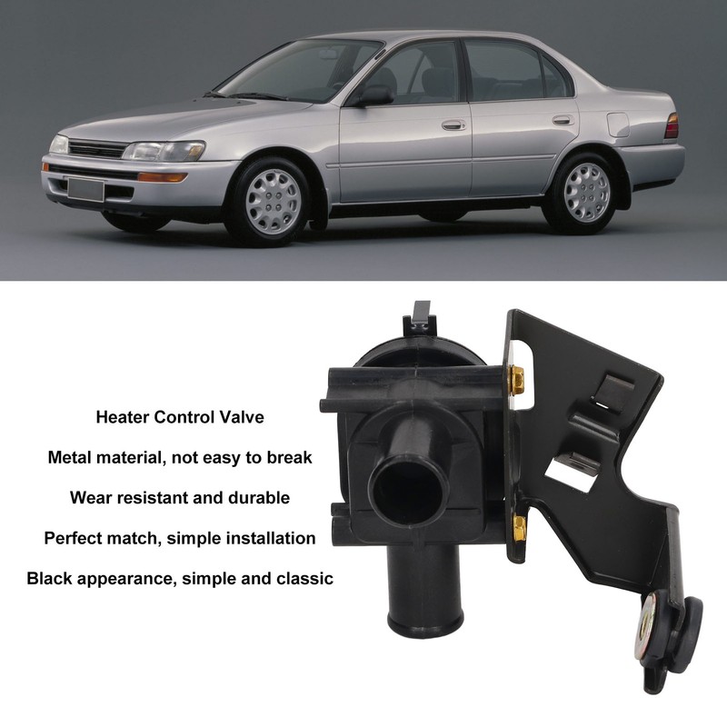 Heater Control Valve 8724012260 Black Heater Water Valve Replacement for