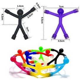 Bogoro Pack of 10 Funny Magnets, Fridge Magnets, Mini Magnets, Fidget Whiteboard Magnets, Toy Unpacking Creativity Interest