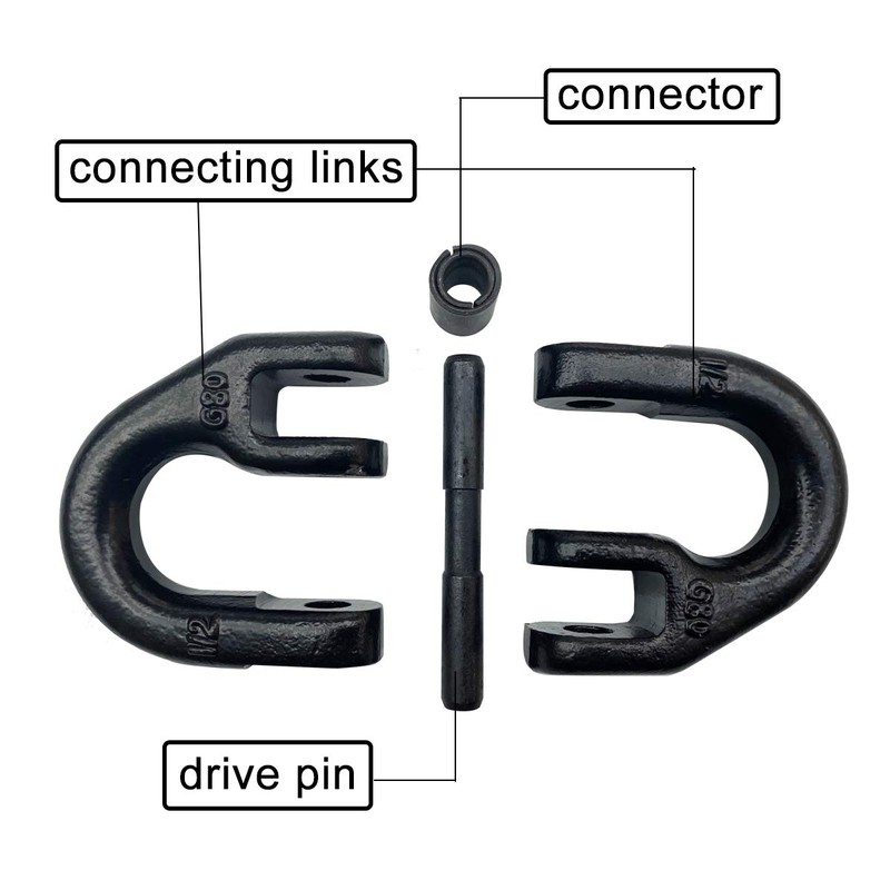 Fivepine 2pc 1/2 inch Tow Hitch Hammer Lock Safety Chain