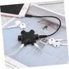 DOITOOL Headphone Splitter 3.5mm 5-Way Audio Splitter Connector Share Black