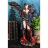 Ebros Gift Gothic Raven Crow Trainer Angel Fairy In Black