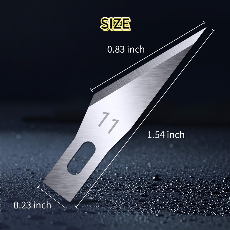 DIYSELF 200 PCS Exacto Knife Blades #11, Exacto Knife Replacement