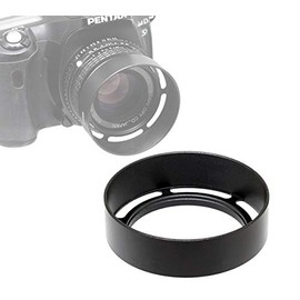 Fotasy Metal 39mm Vented Lens Hood, 39mm Metal Hood, 39mm Lens Hood for Fuji Leica Leitz Panasonic Olympus Panasonic Sony Lens, 39mm Screw-in Lens Hood, LV39