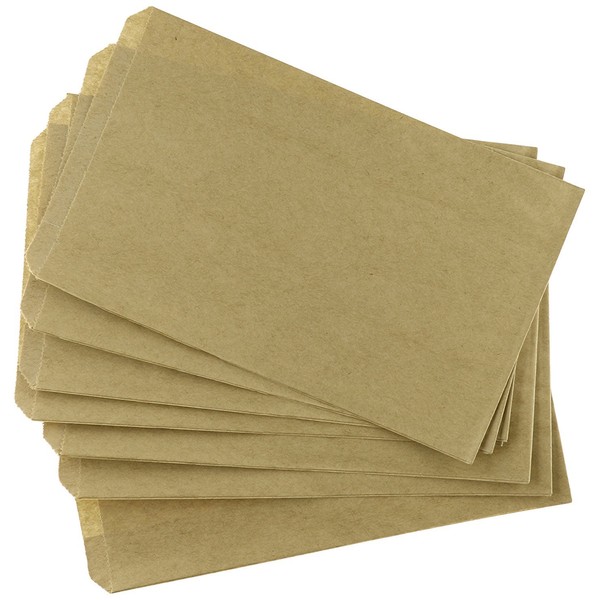 100 pcs 5" X 7" Brown Kraft Paper Bags for Candy, Cookies, Doughnut, Crafts, Party favors, Sandwich, Jewelry, Merchandise, Gift bags