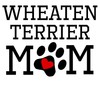 CafePress Wheaten Terrier Mom Sticker Square Bumper Sticker Car Decal