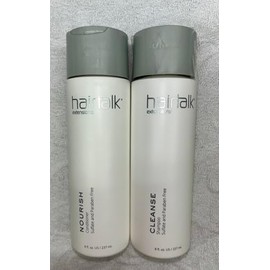 Hairtalk Cleanse Shampoo + Nourish Conditioner DUO - 8oz. each - NO sulfate and Paraben