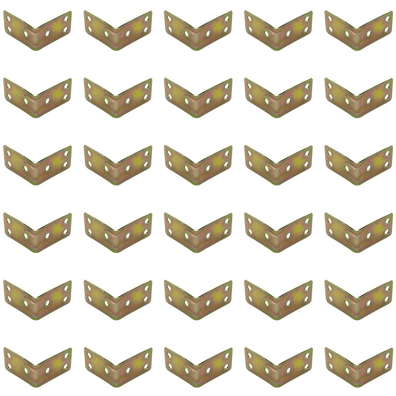 30 PCS Heavy Duty 90 Degree L Shaped Angle Brackets,Corner