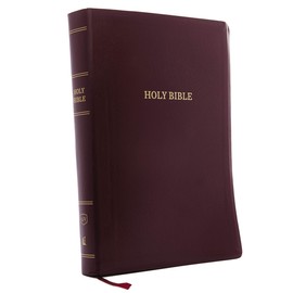 KJV, Reference Bible, Super Giant Print, Leather-Look, Burgundy, Red Letter, Comfort Print: Holy Bible, King James Version